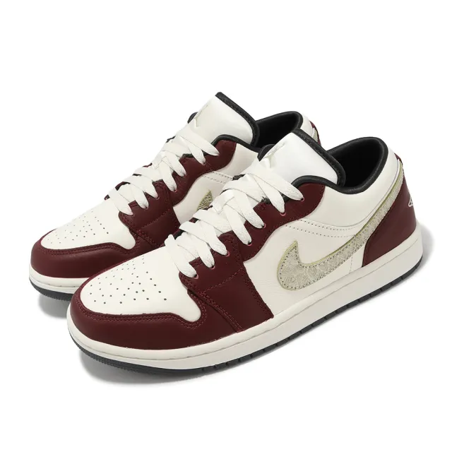 NIKE 耐吉】Wmns Air Jordan 1 SE CNY 女鞋男鞋龍年新年紅棕金