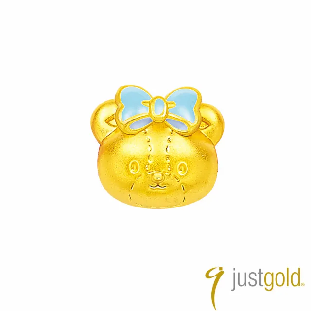 【Just Gold 鎮金店】KT50週年 黃金串珠(小熊)