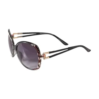 【MEGASOL】寶麗萊UV400偏光太陽眼鏡(高貴氣質花紋框墨鏡-13023)