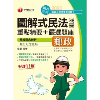 【momoBOOK】112年圖解式民法 含概要 重點精要+嚴選題庫 中華郵政(電子書)