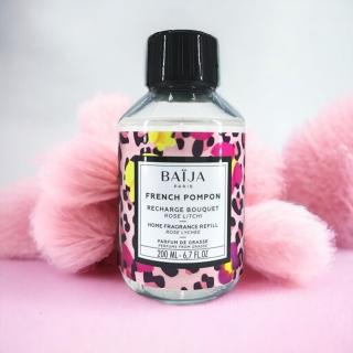 【Baija Paris 巴黎百嘉】巴黎女人香 紅玫甜荔 擴香補充液 200ML(擴香香氛/法國原裝)