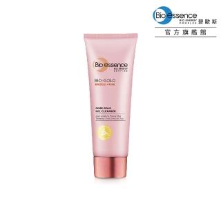 【Bio-essence 碧歐斯】洗面乳 潔顏乳 BIO金萃玫瑰黃金活顏潔面凝膠100g