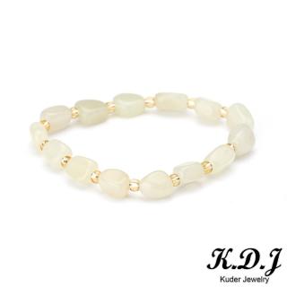 【K.D.J 圓融珠寶】和田玉隨形多寶多彩手珠
