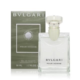 【BVLGARI 寶格麗】Pour Homme 大吉嶺茶淡香水 EDT 50ml(新版 平行輸入)