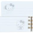【SANRIO 三麗鷗】蓬鬆毛絨系列 B6 線圈筆記本 Hello Kitty