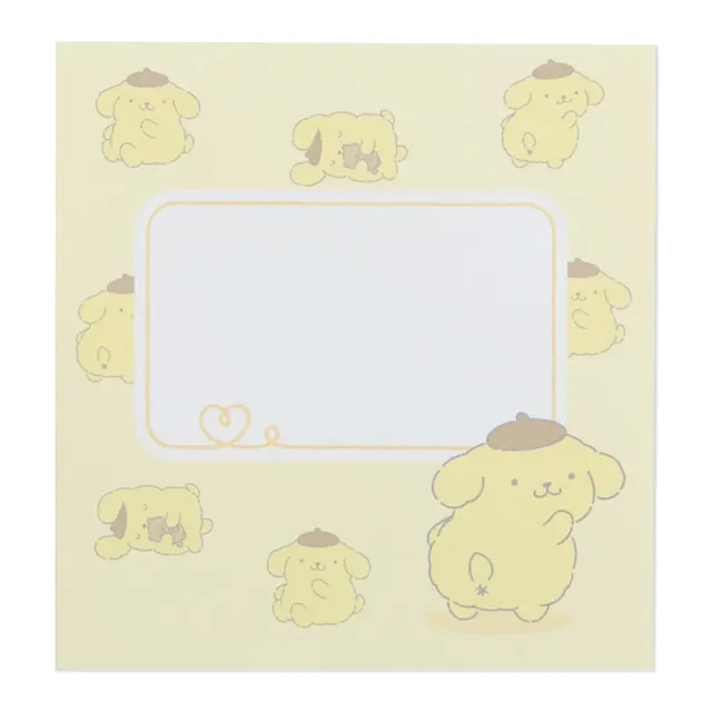 【SANRIO 三麗鷗】蓬鬆毛絨系列 迷你信封信紙組 布丁狗