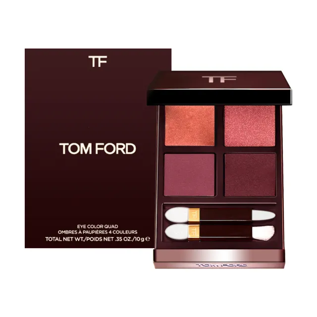 【TOM FORD】高級訂製四格眼盤 限量櫻桃盤(國際航空版/兩款任選/Electric Cherry/Cherry smoke)