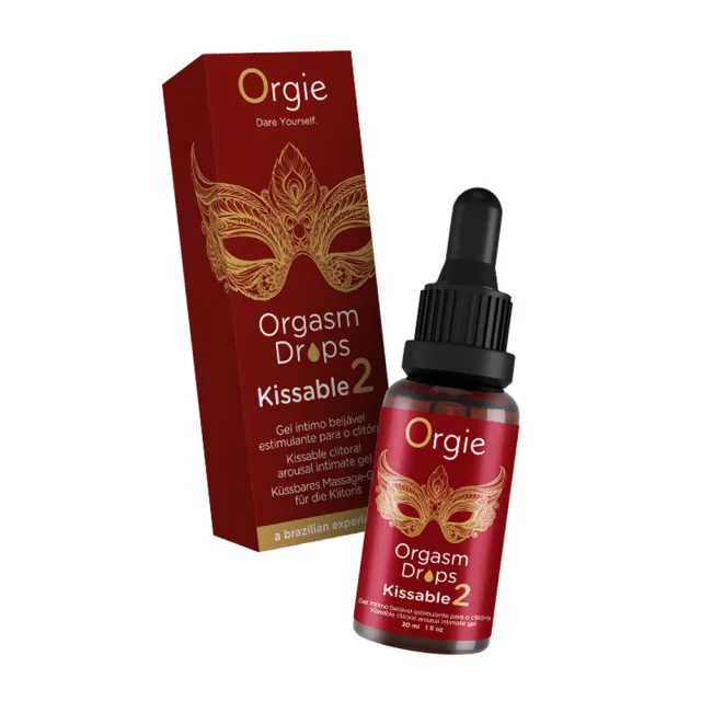 【葡萄牙Orgie】Orgsam Drops Kissable 2 小紅瓶熱感快感增强液2代_升級版/30ml