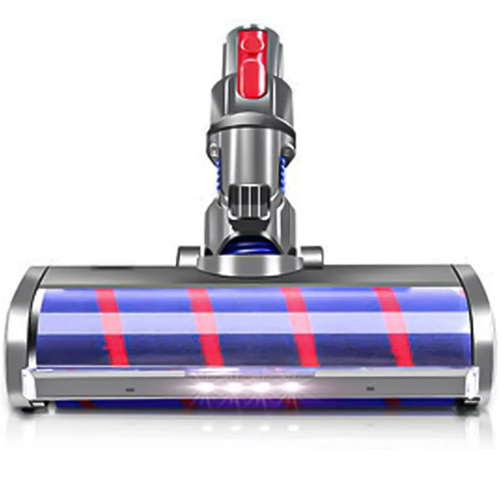 適用Dyson SV18吸塵器電動軟絨地板刷頭 SV20 SV34地板吸頭/軟絨毛/纖維絨毛