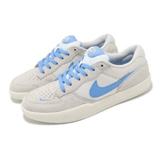 【NIKE 耐吉】滑板鞋 SB Force 58 男鞋 女鞋 米白 藍 麂皮 帆布 抓地 運動鞋 板鞋(DV5477-003)