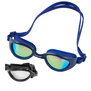 【TRANSTAR 全適達】度數泳鏡 抗UV塑鋼鏡片-防霧純矽膠(4400)