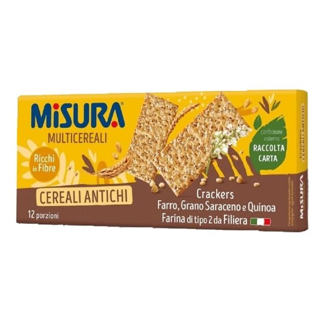 【MISURA】義大利MISURA多種穀物蘇打餅 350g