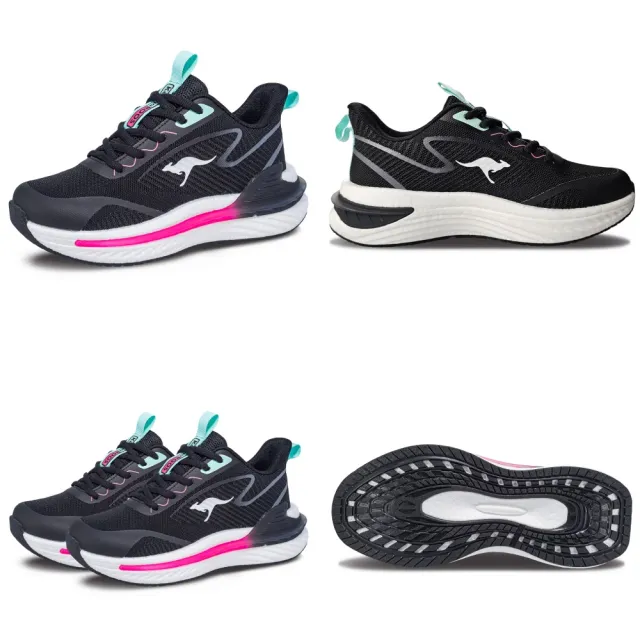 【KangaROOS】雙11 男女鞋 RUN DASH 科技機能跑鞋 流線優雅 支撐穩定 輕量透氣 多款任選(多款任選)