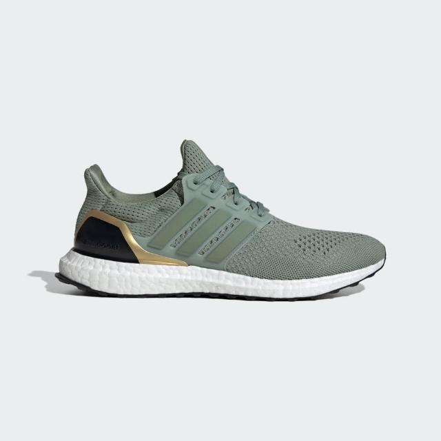 【adidas 愛迪達】Ultraboost 1.0 男 慢跑鞋 運動 路跑 緩震 彈力 襪套式 包覆 灰綠(IF5258)