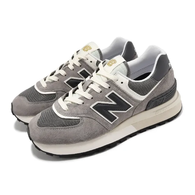 【NEW BALANCE】休閒鞋 574 Legacy 男鞋 女鞋 灰 米白 麂皮 拼接 緩震 經典 情侶鞋 NB(U574LGT1-D)