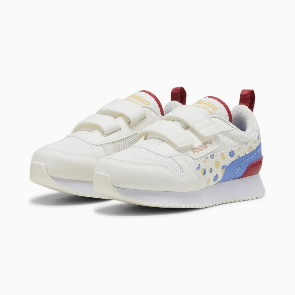 【PUMA】R78 Summer Camp V PS 運動鞋 童鞋 中童 波點 魔鬼氈(39657201)