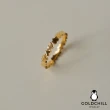 【GOLDCHILL JEWELRY】黃金戒指 滿圈愛心 5G工藝(0.60錢±0.03)