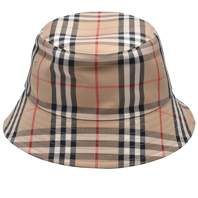 BURBERRY 巴寶莉 經典Vintage Check格紋漁夫帽(米色8026927)