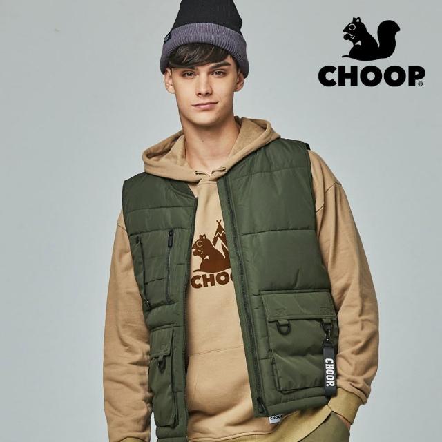 CHOOP 小松鼠-系工裝鋪棉背心 合身版