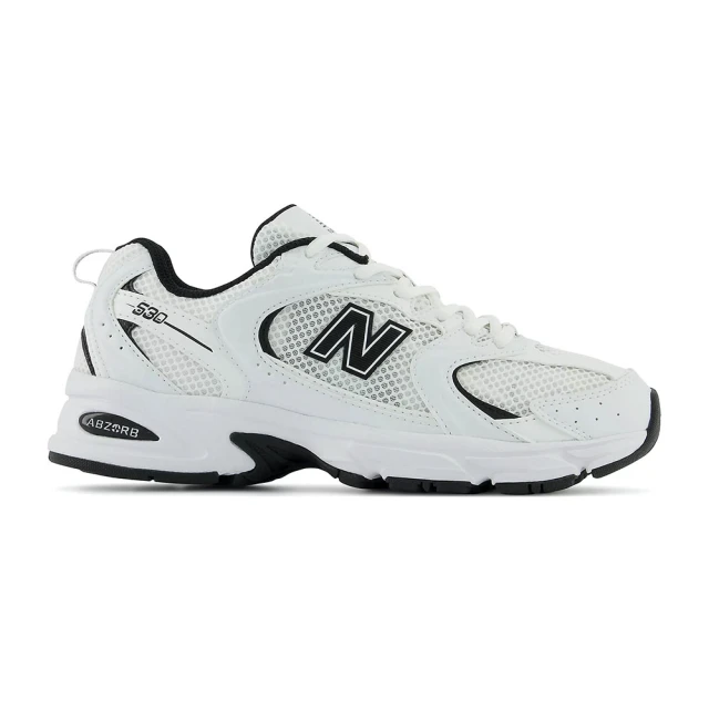 NEW BALANCENEW BALANCE NB 530 男鞋 女鞋 白黑色 透氣 輕量 緩震 D楦 休閒 老爹鞋 慢跑鞋 MR530EWB