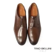 【TINO BELLINI 貝里尼】義大利進口綁帶紳士鞋HM3T062-6(咖啡色)