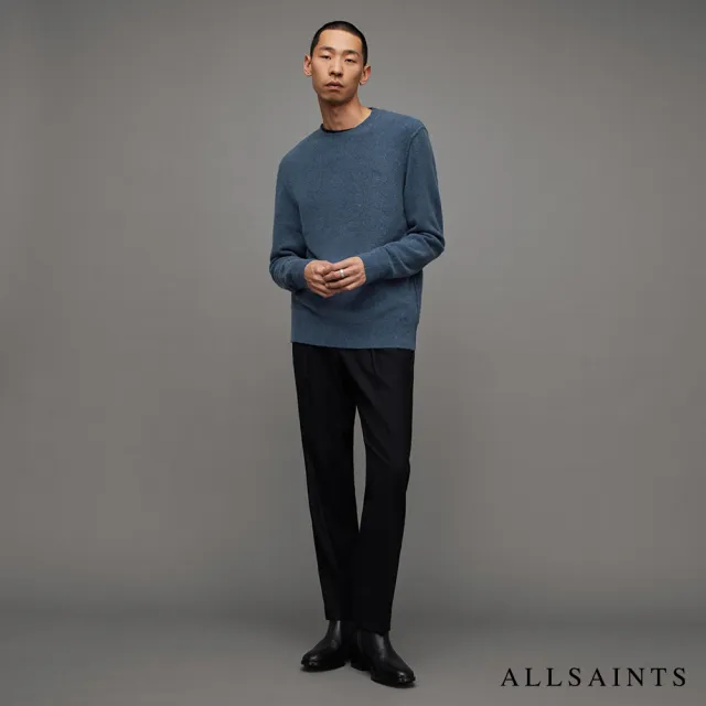 【ALLSAINTS】STRIKE 柔軟羊毛公羊頭骨針織上衣 MK019V(常規版型)