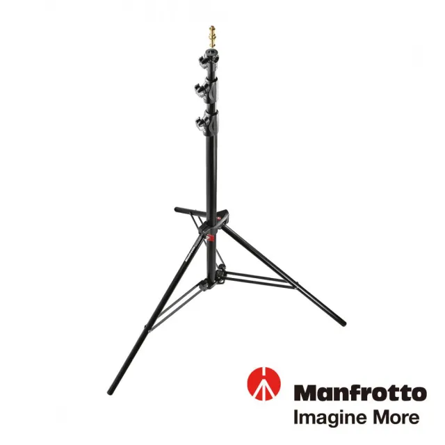 【Manfrotto 曼富圖】鋁合金氣壓式三節中型燈架 1005BAC(公司貨)