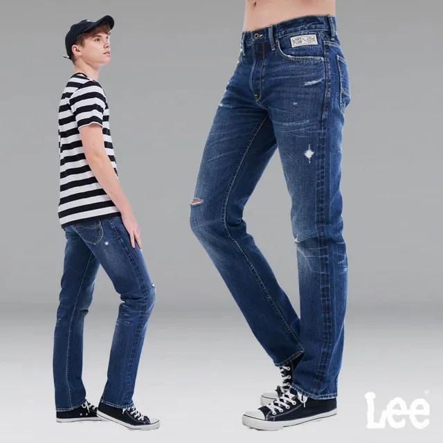【Lee】出清品-男裝 牛仔褲 / 726 中腰標準直筒 淺藍洗水 / 101+ 系列(LL210259059)