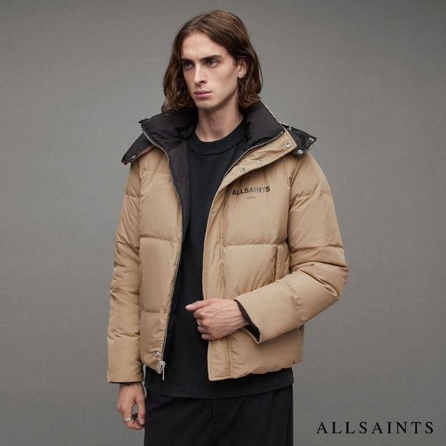 【ALLSAINTS】UNDERDOWN 雙面衍縫LOGO羽絨外套 MJ218Z(常規版型)