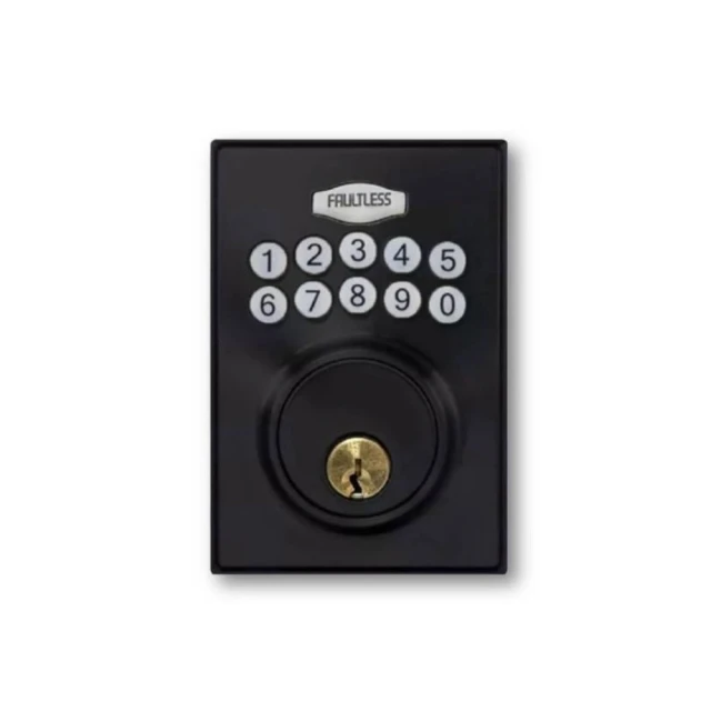 加安牌 KD-308P 二合一 按鍵式電子輔助鎖(GA8X9D01AAE 開門方式 密碼+鑰匙)