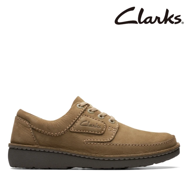 Clarks 男鞋 NATURE II 縫線設計舒適好走厚底