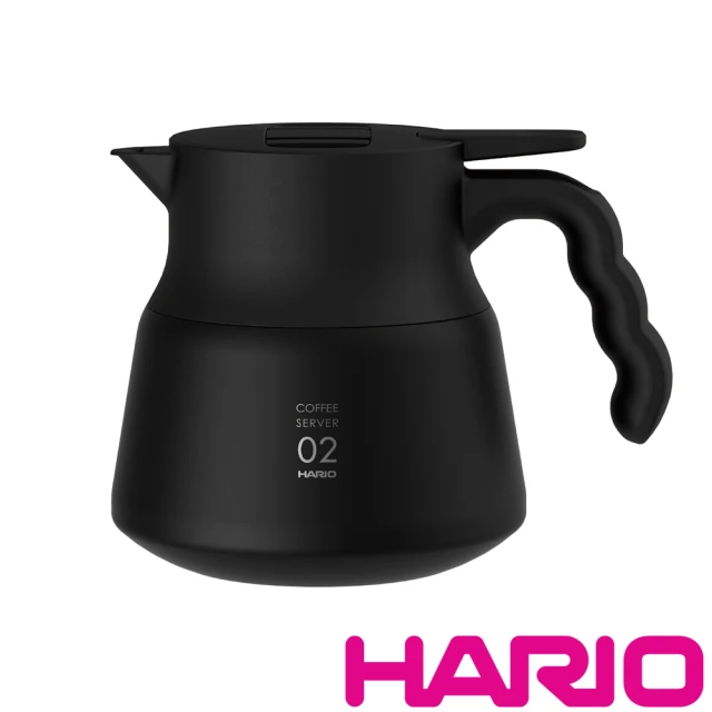 HARIO V60不鏽鋼保溫咖啡壺黑PLUS 800(VHS