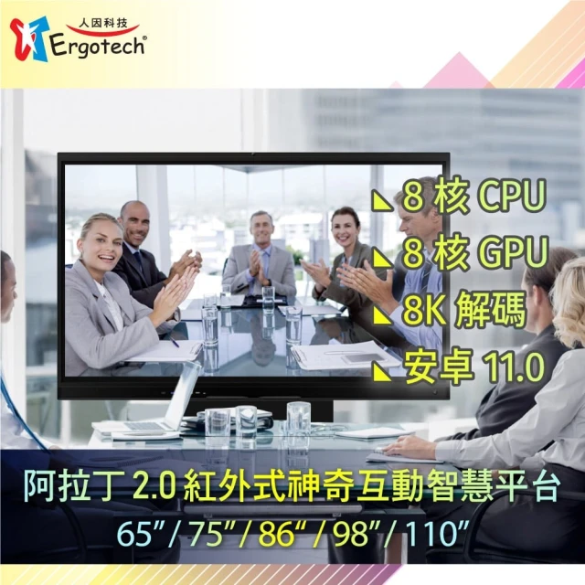 BenQ 86吋 大型互動觸控顯示器(RP8604)品牌優惠