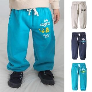 【BABY童衣】兒童長褲 刷毛休閒棉褲 保暖長褲 35181(共6色)