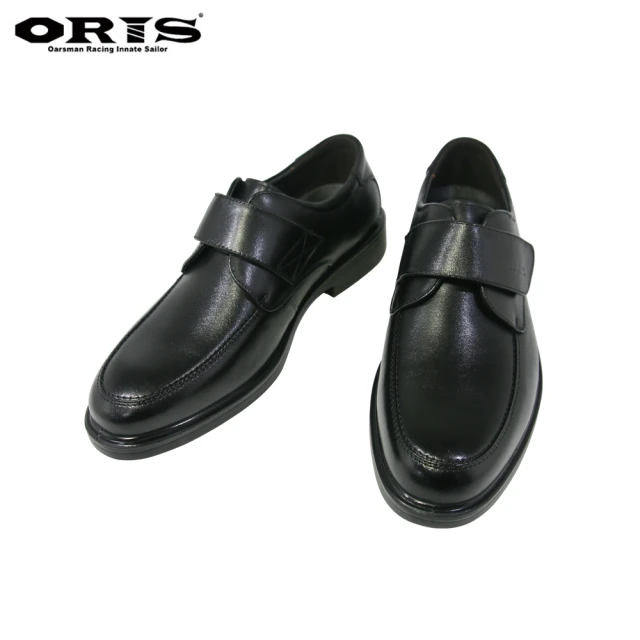 oris 帆船鞋 輕量化黏扣帶懶人皮鞋-黑-S2901N01(真皮/皮鞋/防滑/耐磨/休閒)
