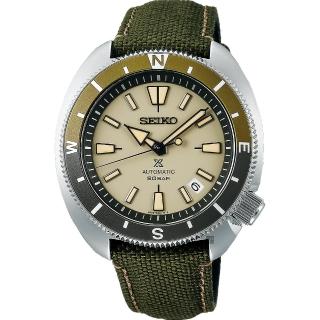 【SEIKO 精工】Prospex 陸龜 200米潛水機械錶 母親節 禮物 送禮(SRPG13K1/4R35-04Y0G)