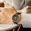 【CITIZEN 星辰】GENTS 代言人配戴款 光動能電波對時皮革腕錶/尊爵咖44mm(AT9123-13E)