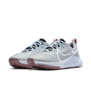 【NIKE 耐吉】越野鞋 女鞋 慢跑鞋 緩震 W REACT PEGASUS TRAIL 4 灰藍 DJ6159-005