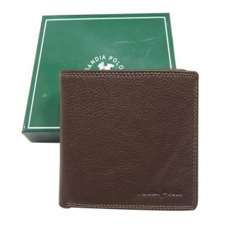 【SNOW.bagshop】母親節禮物 短夾專櫃男仕短夾100%進口軟牛皮標準尺寸固定型證件夾附品牌禮盒