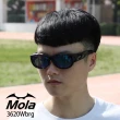 【MOLA 摩拉】前掛式近視偏光太陽眼鏡套鏡 彩色鍍膜 男女一般臉型 UV400(3620Wbrg)