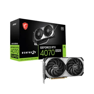 【MSI 微星】RTX4070 SUPER 12G VENTUS 2X OC 顯示卡