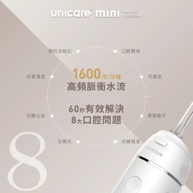 【Unicare】mini口袋型高效電動沖牙機