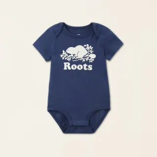 【Roots】Roots 嬰兒- COOPER BEAVER 包屁衣(藍色)