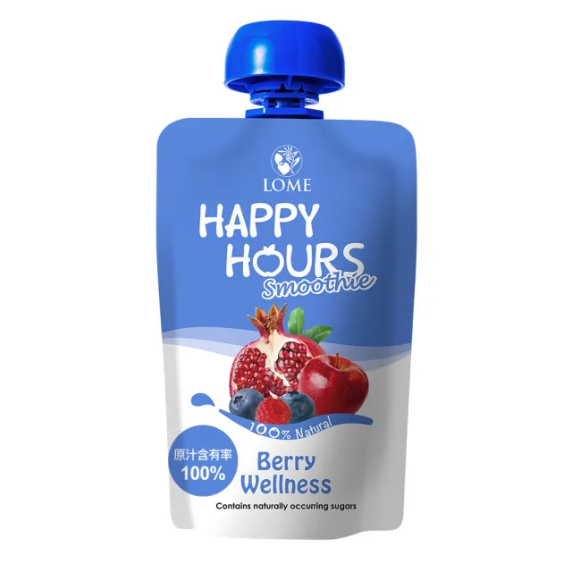 【大地之愛】HAPPY HOURS生機纖果飲100g-24包(4種綜合口味)