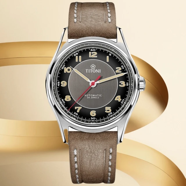 TITONI 梅花錶TITONI 梅花錶 傳承系列 百周年紀念機械錶 39mm(83019S-ST-638)