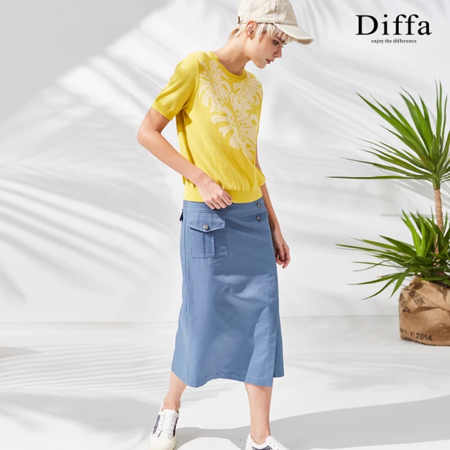 Diffa 精緻立體織紋長裙-女評價推薦