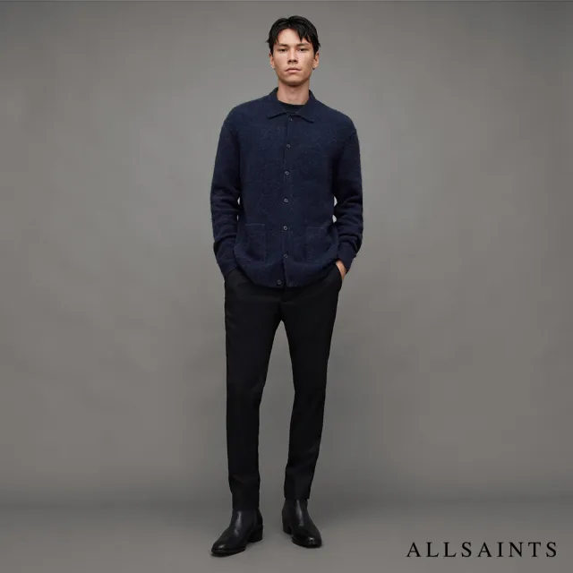 【ALLSAINTS】CYGNUS 羊毛針織寬鬆開襟外套 MK126Z(舒適版型)