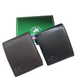 【SNOW.bagshop】母親節禮物 短夾專櫃男仕短夾100%進口牛皮革標準尺寸固定證件夾品牌禮盒