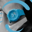 【CASIO 卡西歐】G-SHOCK單色美學雙顯錶(GA-2100-2A2)