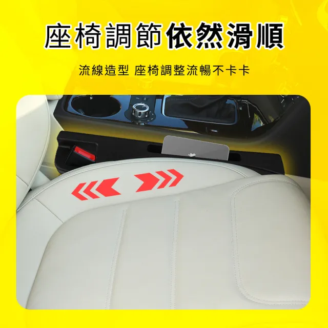 【MASTER】汽車座椅縫隙塞 正/副駕駛 車縫塞 座椅防漏條 通用車型 618-CCGF12(椅縫置物盒 汽車坐椅 縫隙條)
